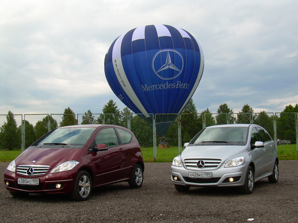 Mercedes А и B-class: ... на не газовой трубе